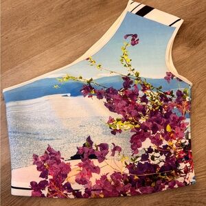 Clover canyon Santorini scuba crop top size M - few small stains pictured